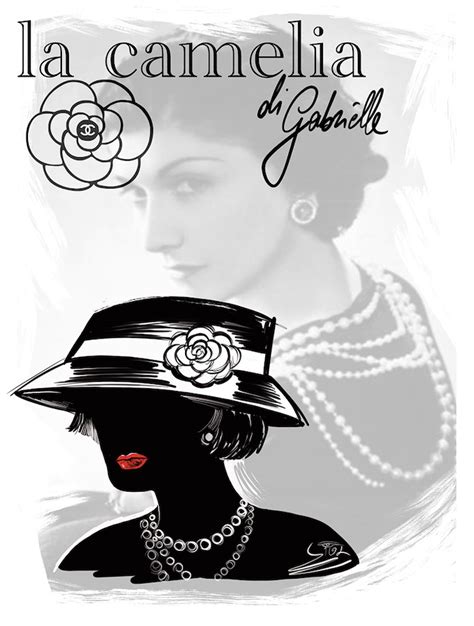 camelia chanel disegno